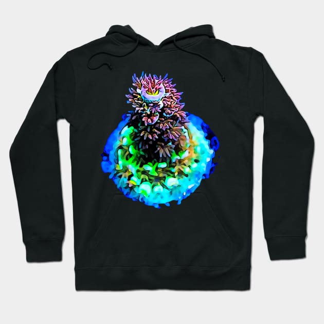 Fuzzy Dayz Acropora Hoodie by unrefinedgraphics